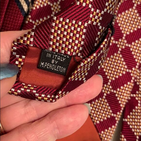 Vtg bundle of 3 Hart Schaffner & Marx ties - Picture 4 of 7